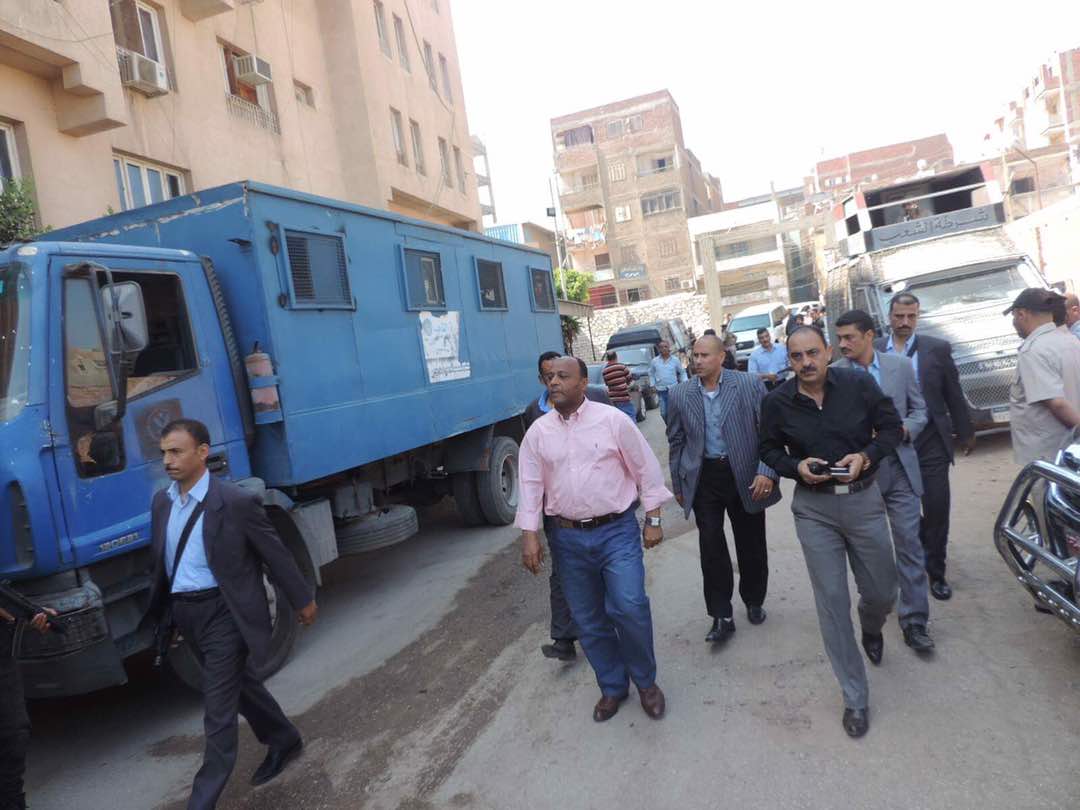 مدير أمن الغربية يتفقد خدمات تأمين المسجد الأحمدى بطنطا ومركز شرطة المحلة (1)