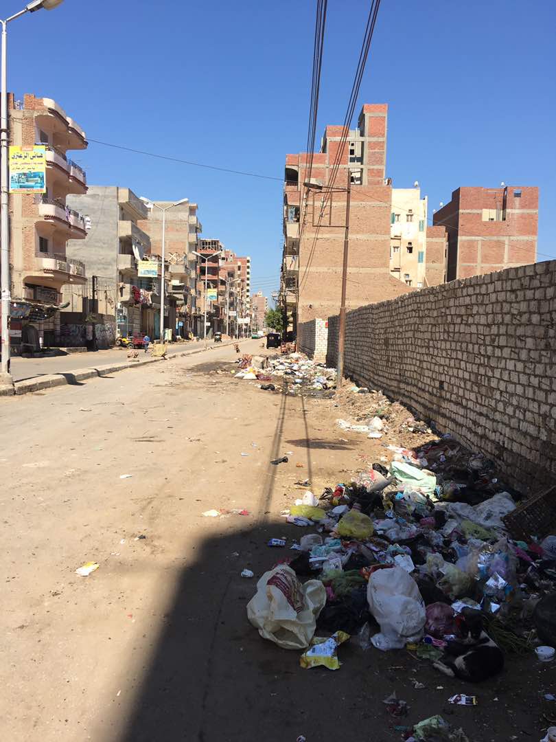 القمامة والصرف فى شارع المستشار (2)