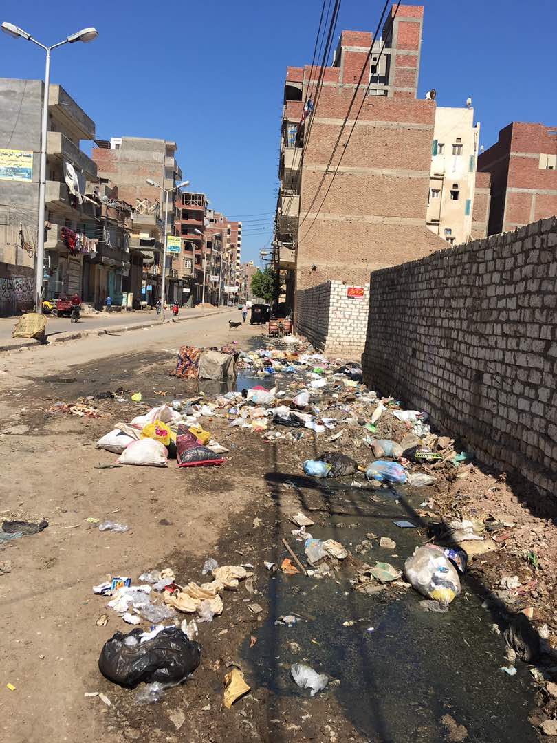 القمامة والصرف فى شارع المستشار (3)