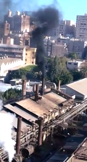 شكوى من انبعاث أدخنة مصنع داخل الكتلة السكنية فى الإسكندرية