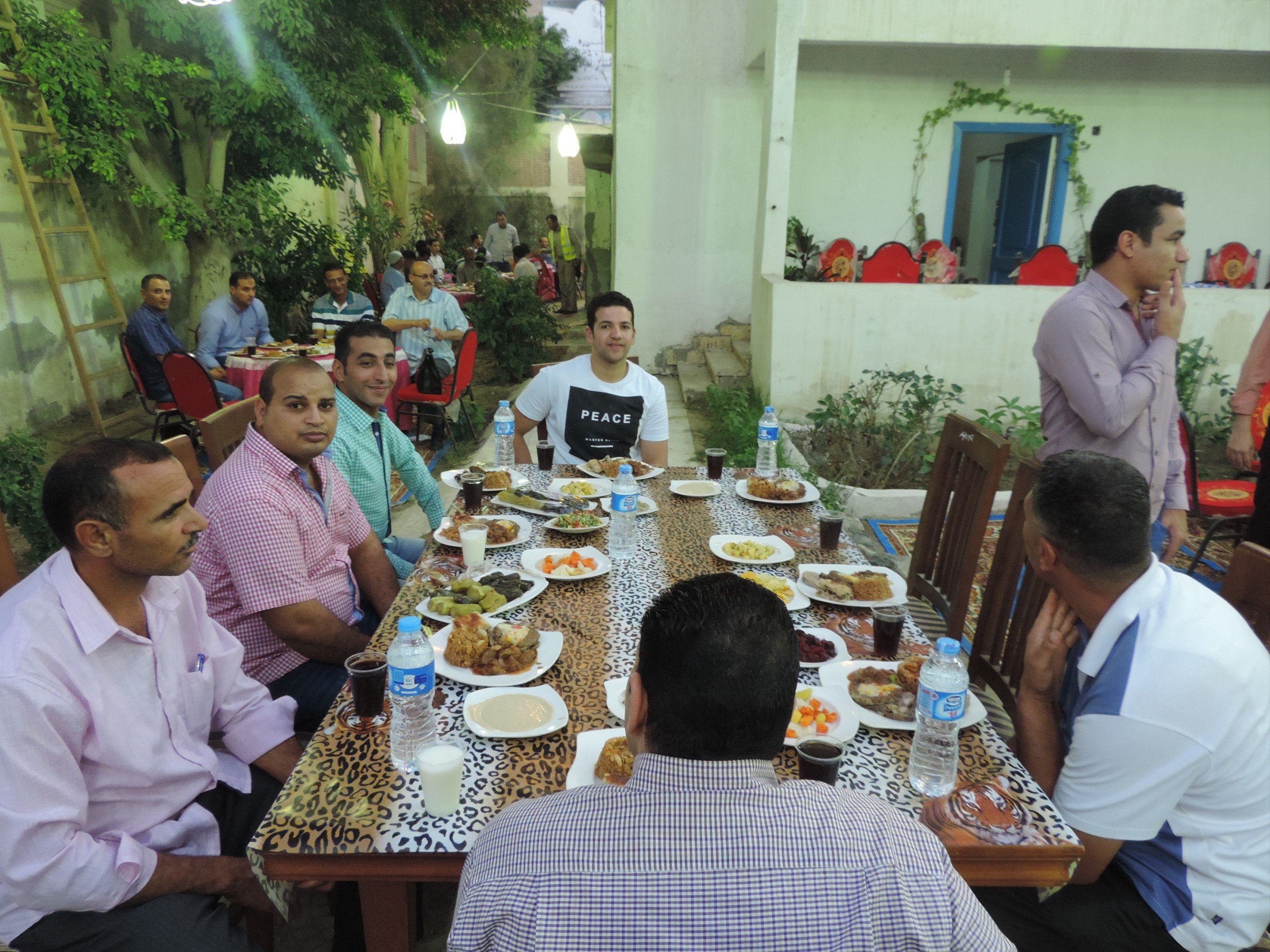 الافطار السنوي لمركز شرطة حوش عيسي