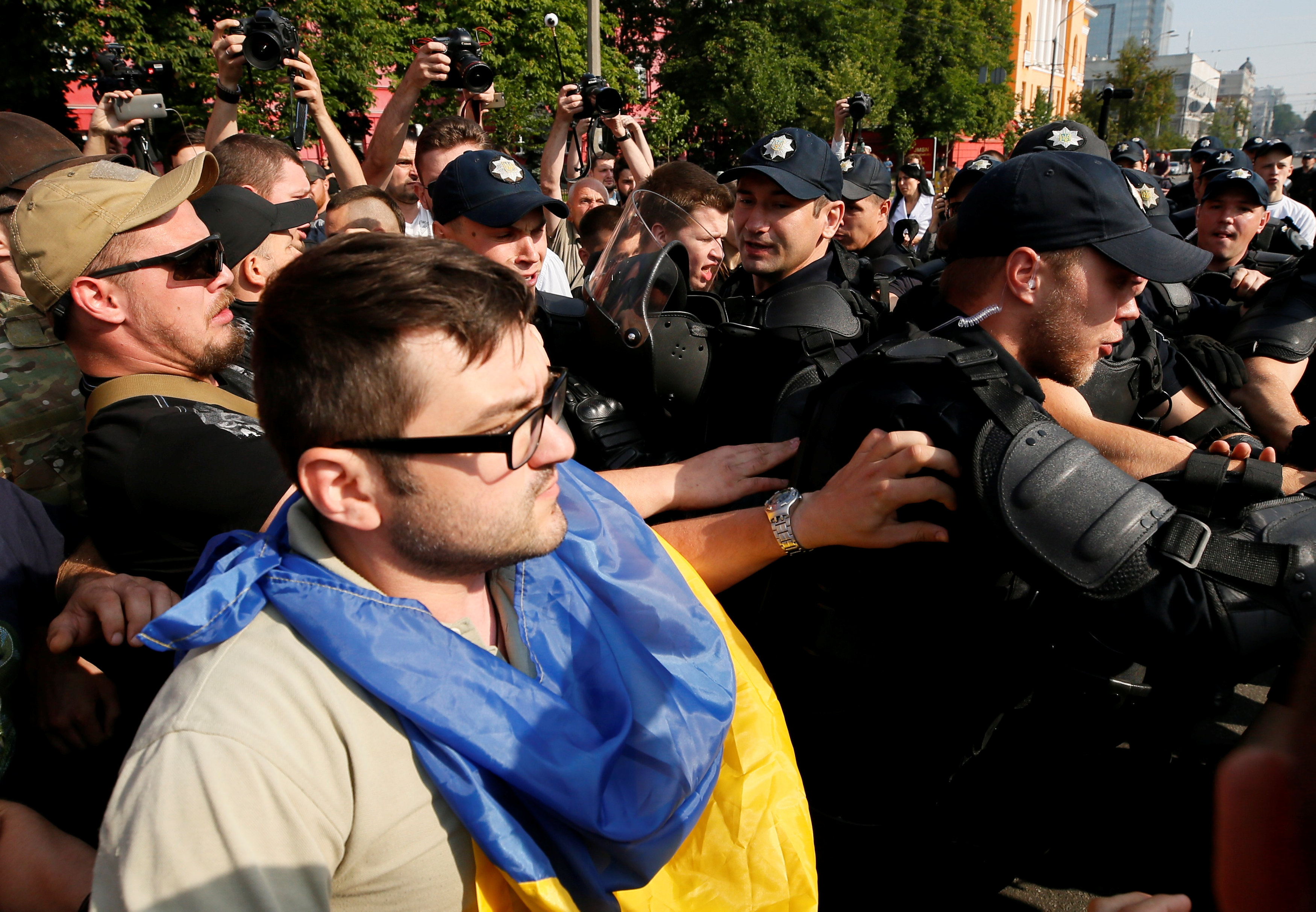 احتجاجات على المثلية الجنسية فى أوكرانيا