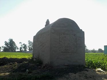 مقبرة على أرض زراعية  بقرية ابو حمر ببسيون