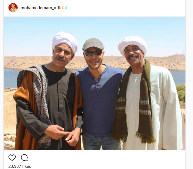 محمد عادل إمام مع محمود البزاوي وسليمان عيد
