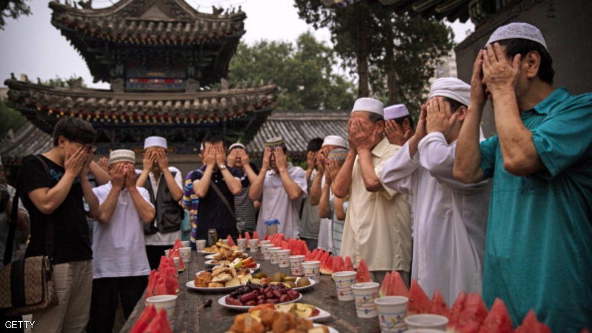 وليمة افطار جماعية لمسلمين الصين