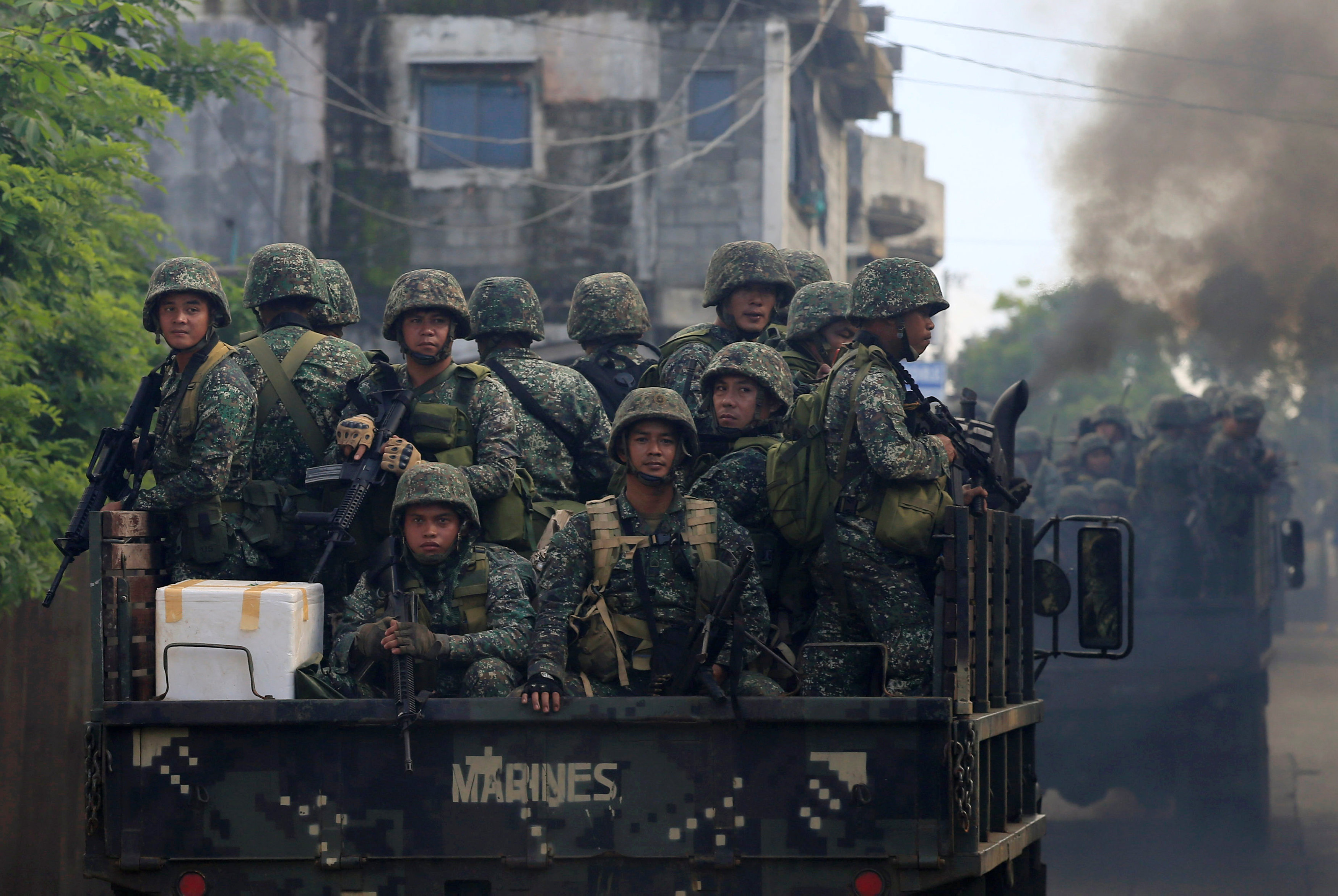 استمرار حملات الجيش الفلبينى ضد المتشددين فى مراوى