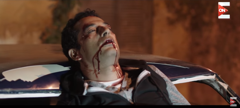 عمرو سعد في مشهد من مشاهد مسلسل وضع امني