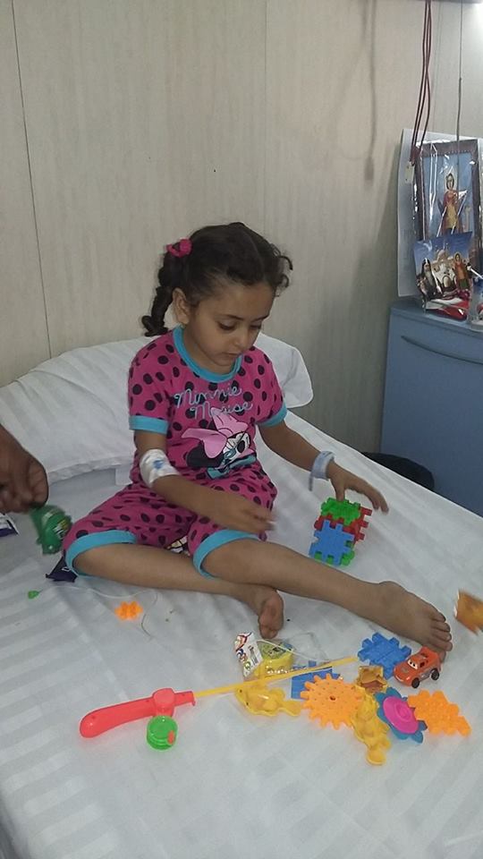 إيلاريا رضا تتلقى العلاج في معهد ناصر  (6)