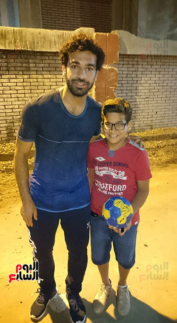 صلاح فى بلدته