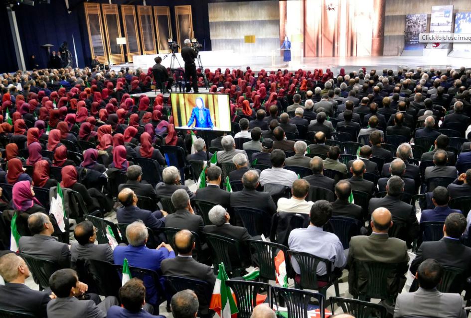 كلمة لزعيمة المعارضة الإيرانية مريم رجوى في مناسبة سابقة