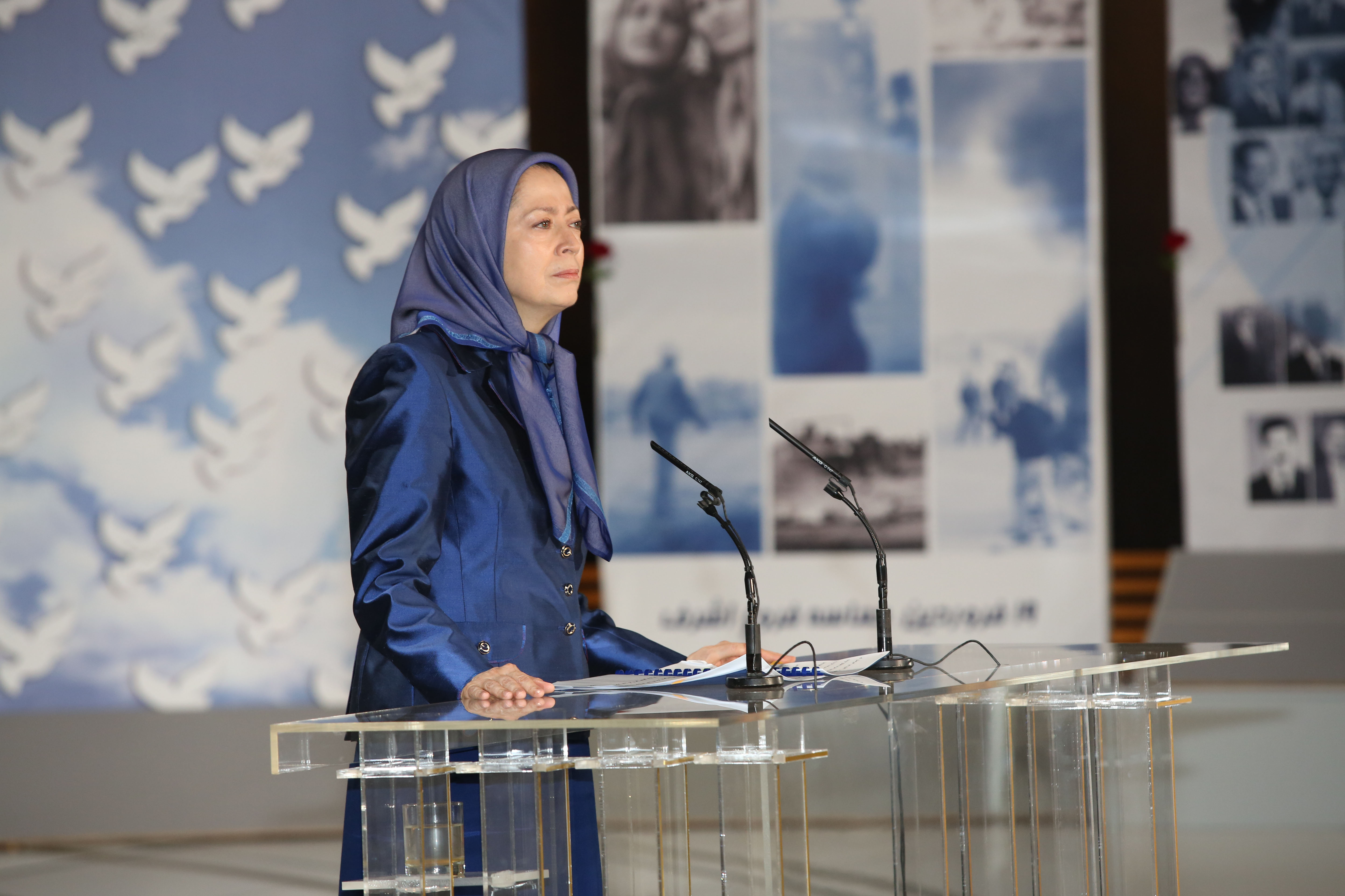 رئيسة الجمهورية الإيرانية الموازية مريم رجوى