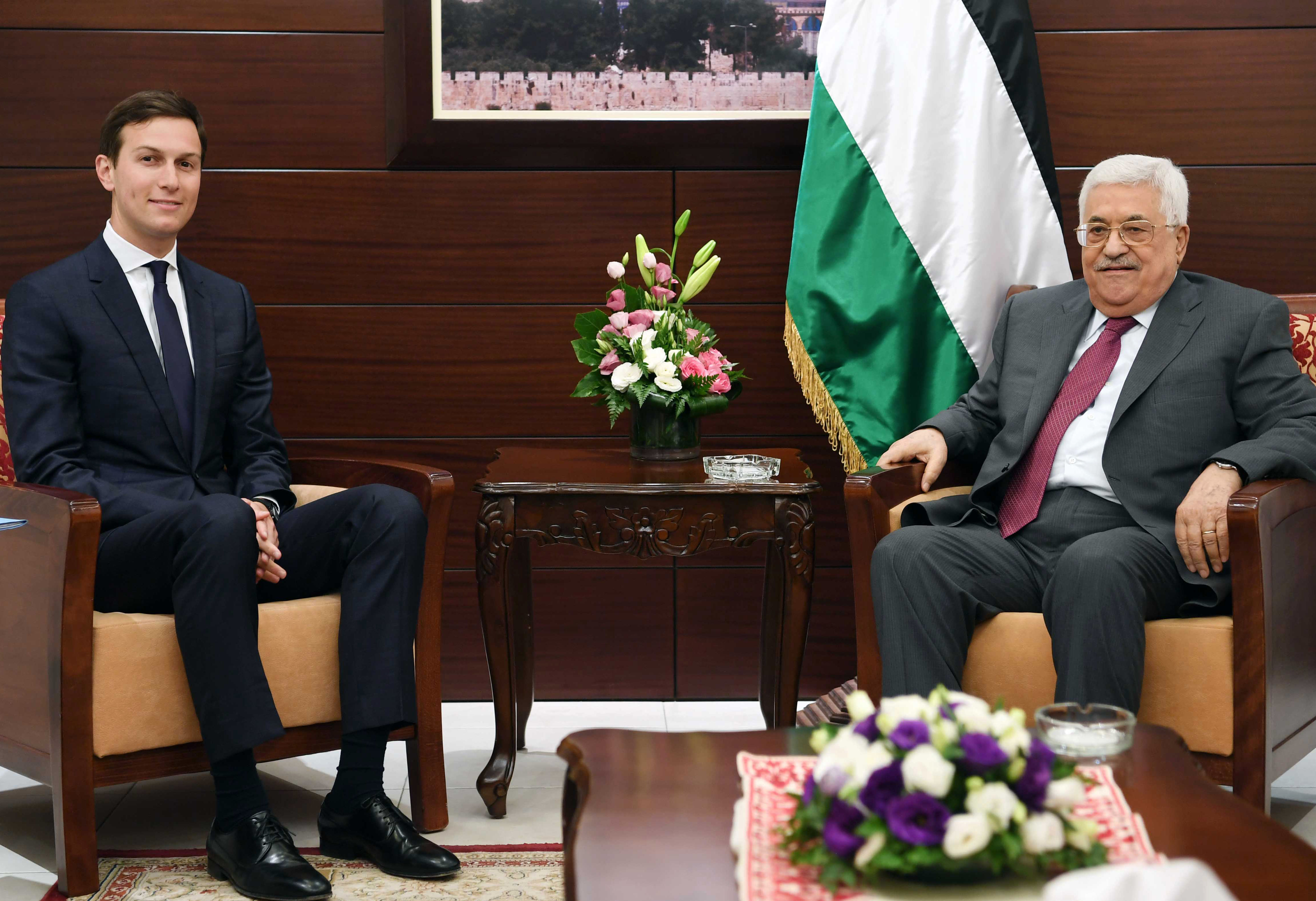 صهر ترامب والرئيس الفلسطينى