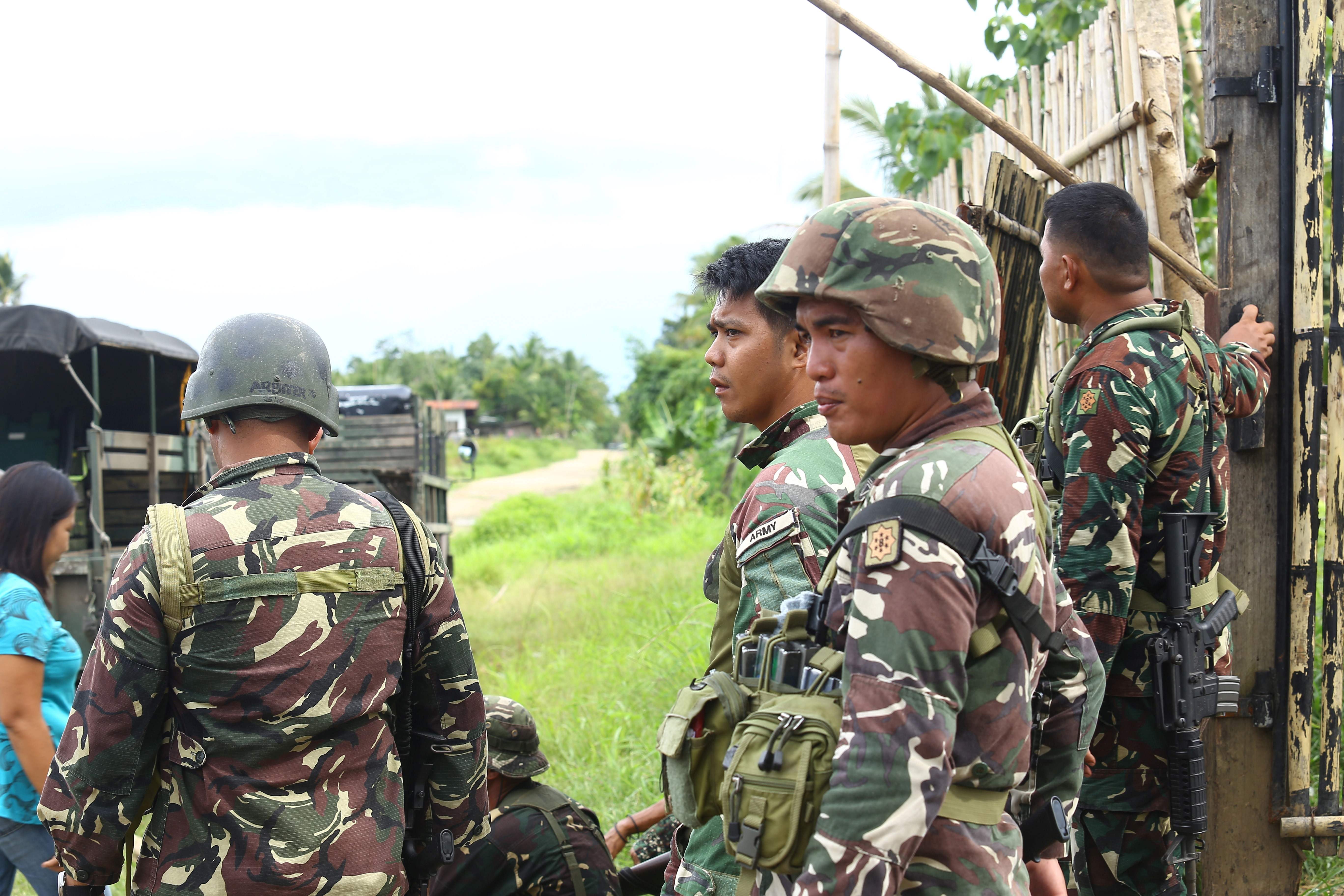 انتشار قوات الجيش الفلبينى