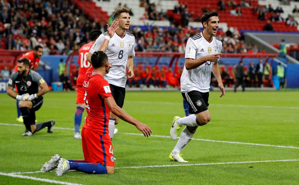 مباراة المانيا وتشيلي في كأس القارات (1)