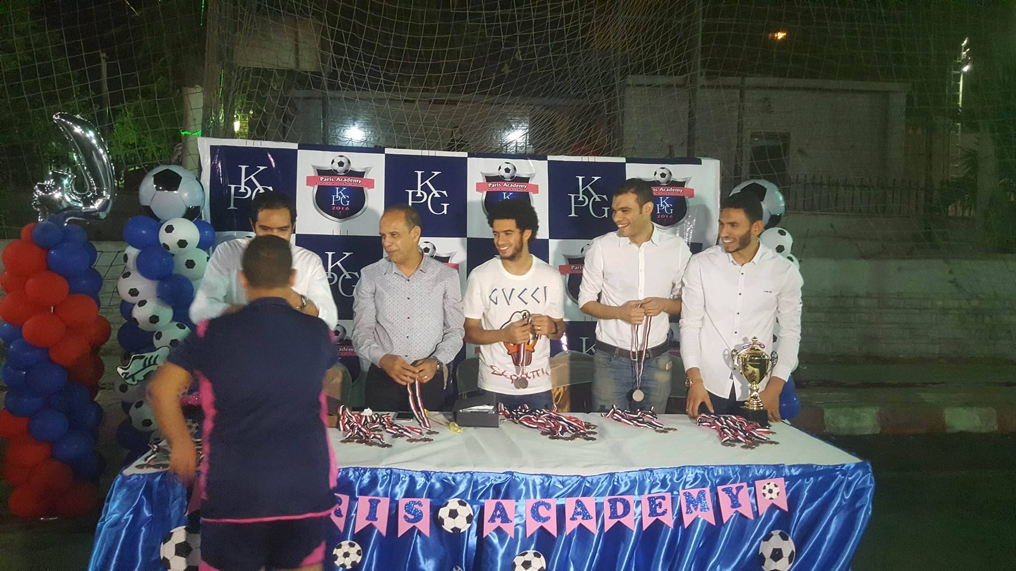 عمر جابر فى نهائى دورة أكاديمية شقيقة