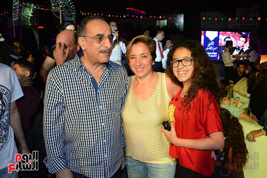محمود الليثى وحمزة الصغير يشعلان حفل خيمة مولانا (40)