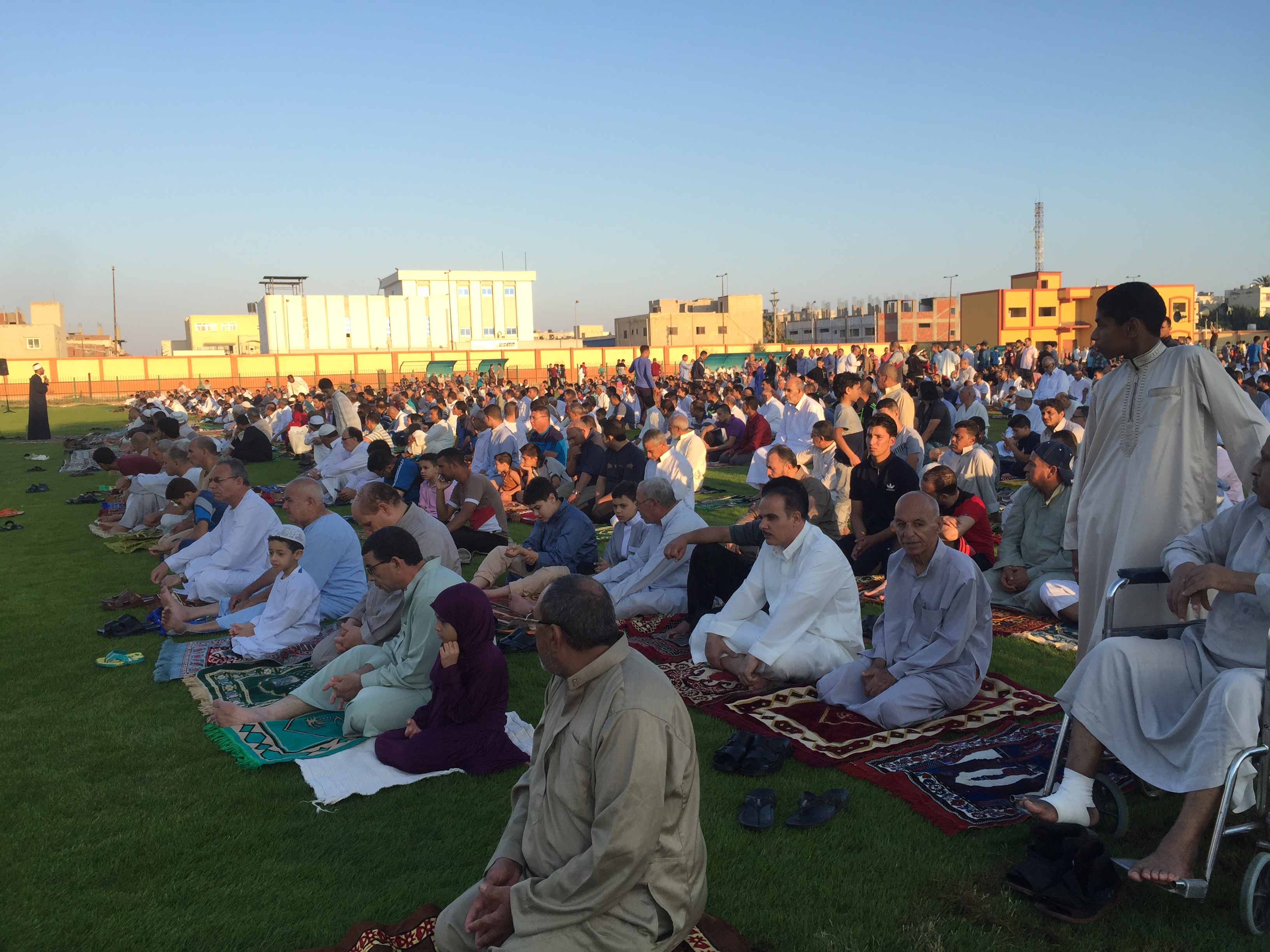 صلاة العيد بشمال سيناء بحضور مدير الامن (2)