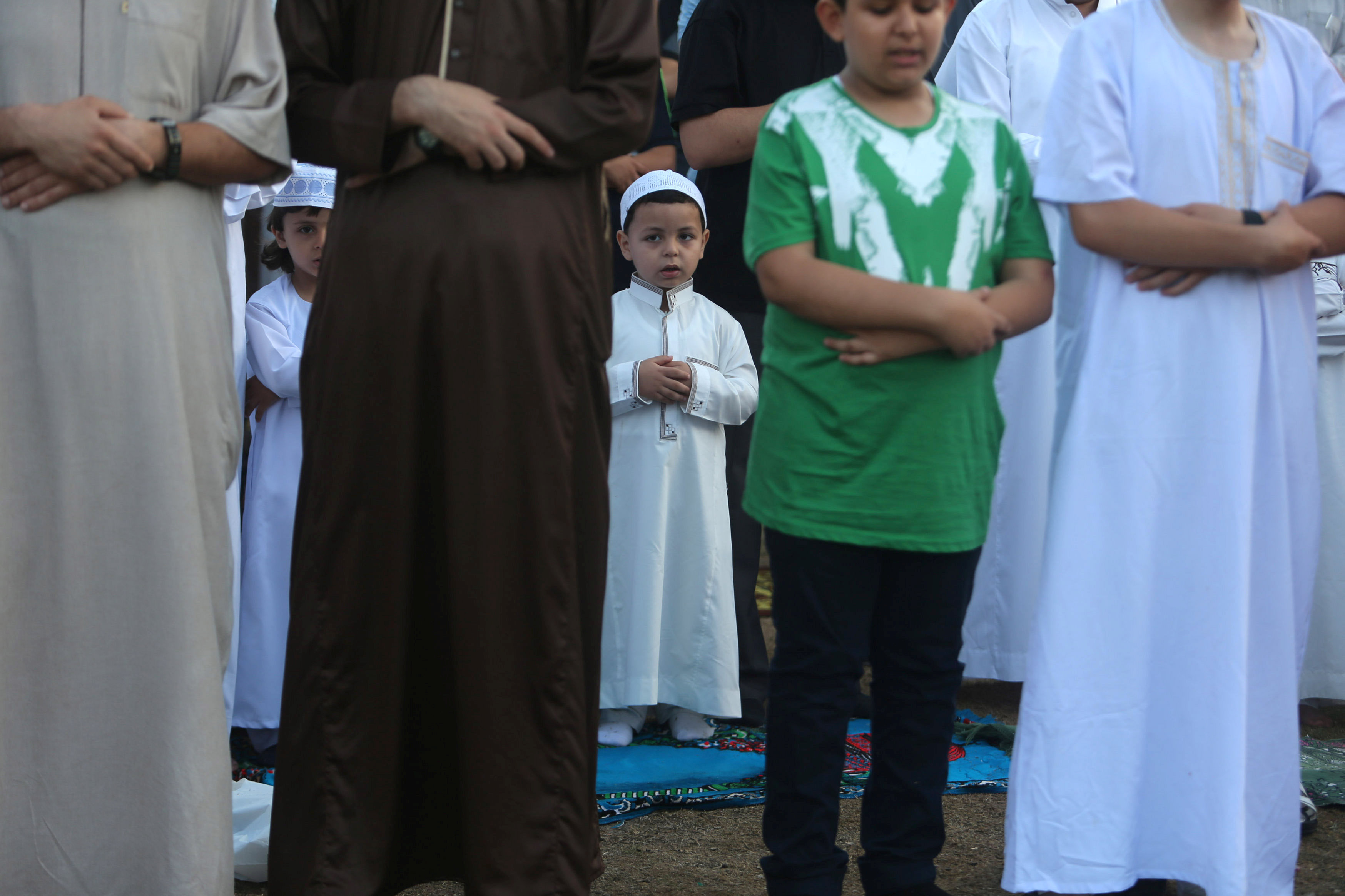 مشاركة الاطفال فى صلاة عيد الفطر