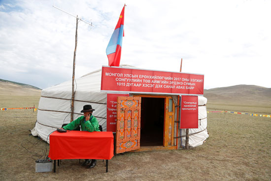 الناخبون-فى-منغوليا