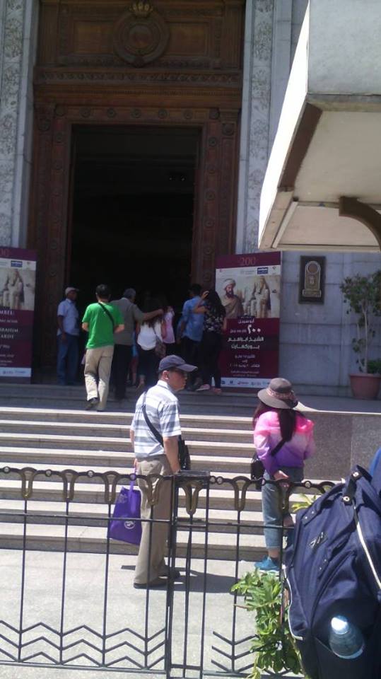 اقبال الزوار على المتحف المصرى بالتحرير (3)