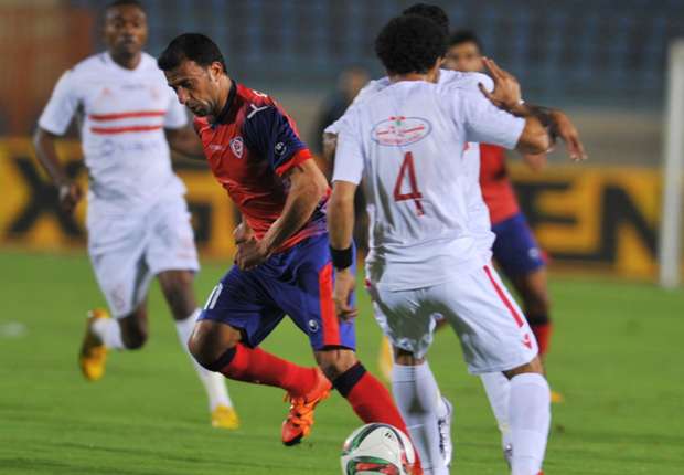 أسامة محمد فى مباراة سابقة أمام الزمالك