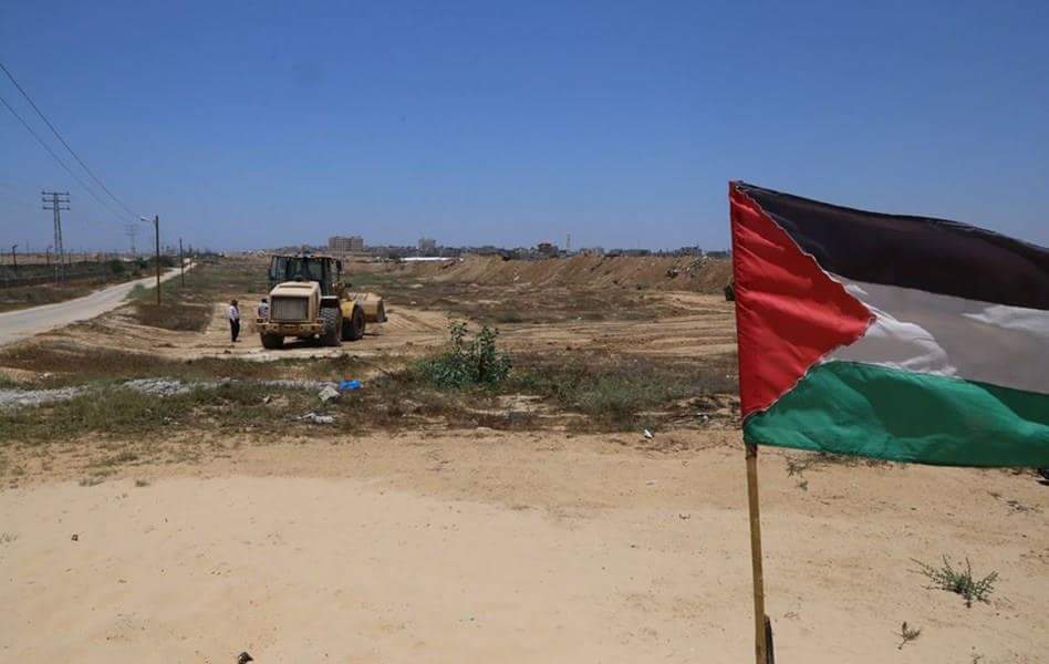 داخلية حماس تبدأ أعمال بناء جدار عازل على الحدود مع مصر