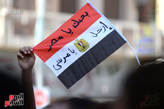 حب مصر ورحيل مرسى على علم مصر