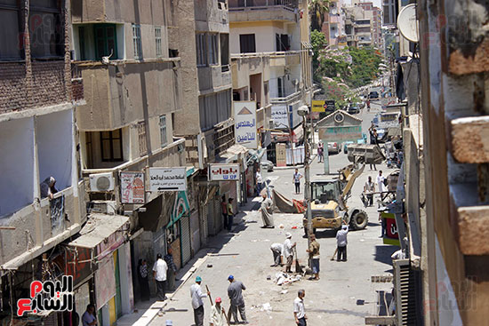  ديوان المحافظة  وضع  خطة مستقبلية  لاخلاء شارع مصر وسوق السمك 