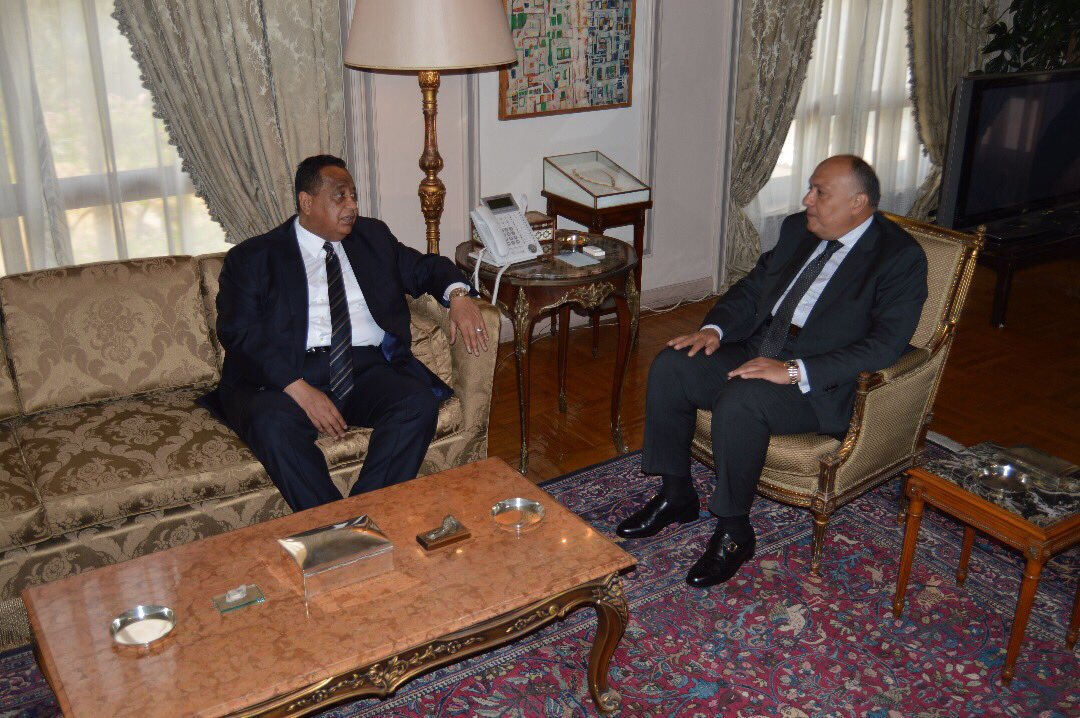اجتماع وزير الخارجية مع نظيره السودانى (2)