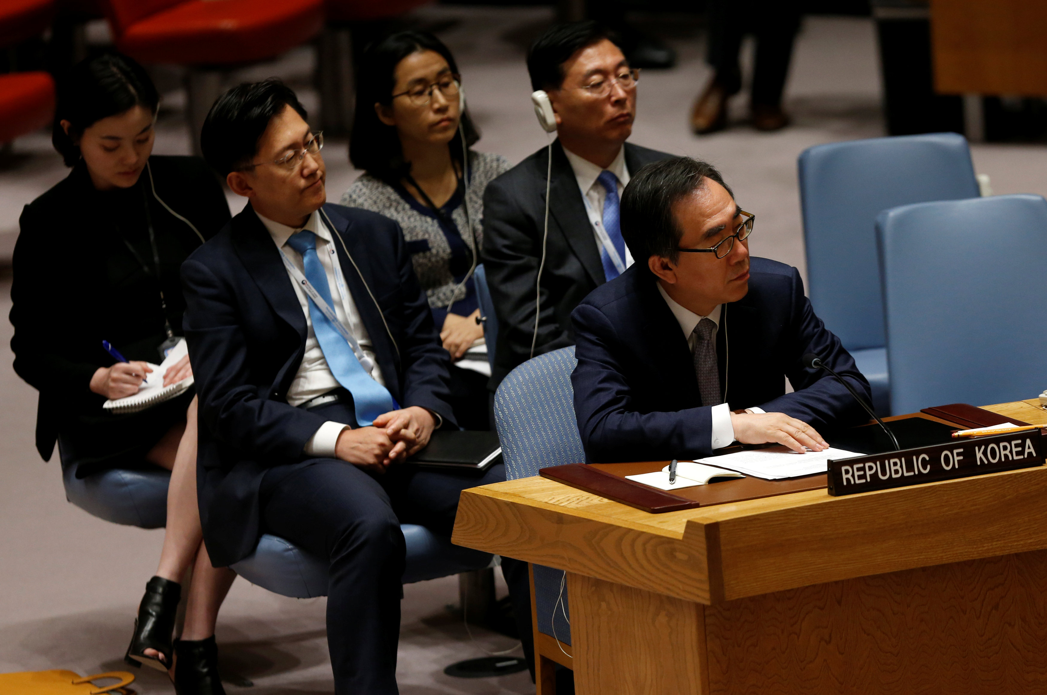 سفير كوريا الجنوبية لدى الامم المتحدة تشو