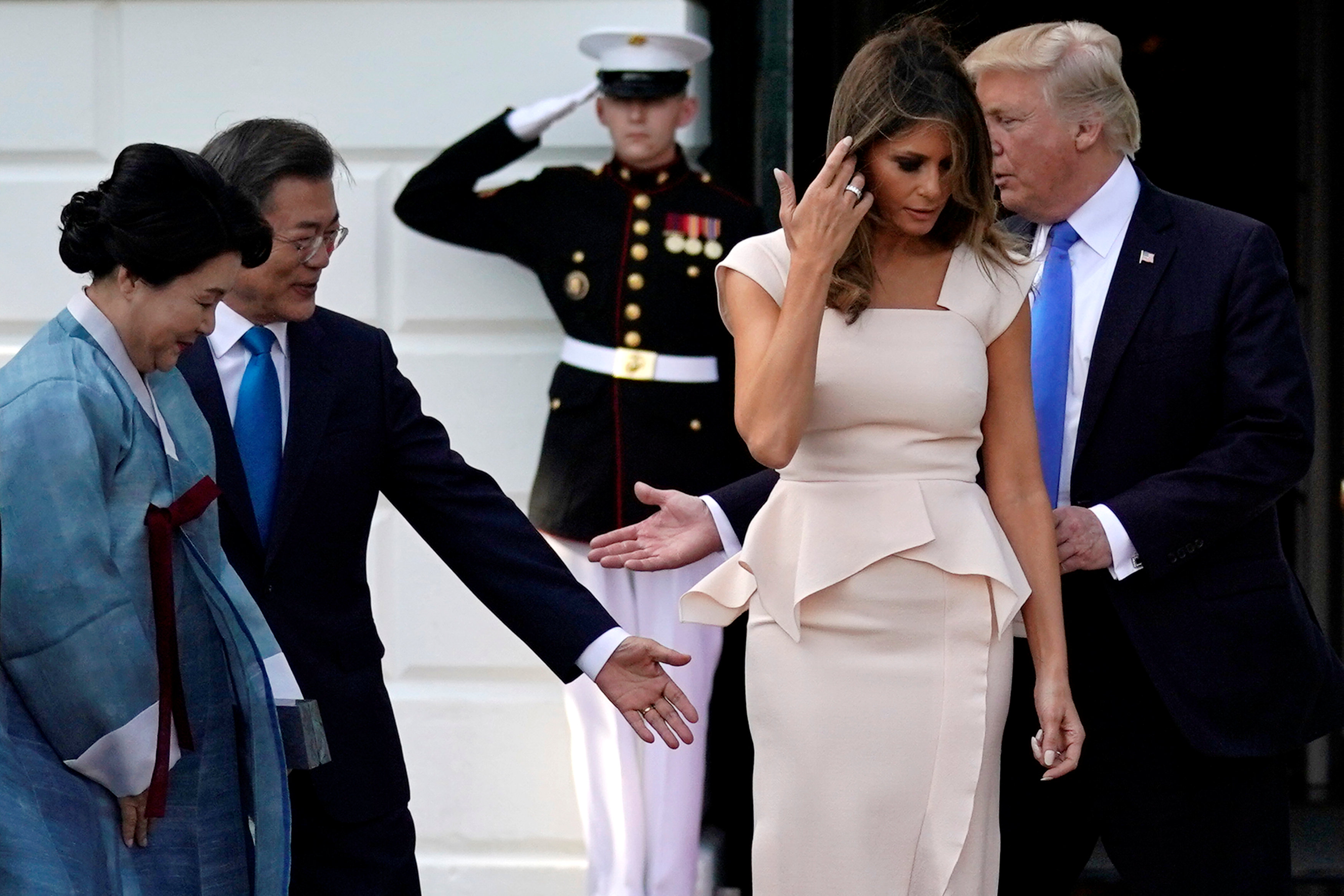 زيارة رئيس كوريا الجنوبية وزوجته إلى أمريكا