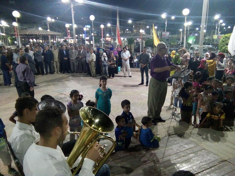 محافظ بني سويف يشارك في الاحتفال بالذكرى الرابعة  لثورة 30 يونيو المجيد (7)