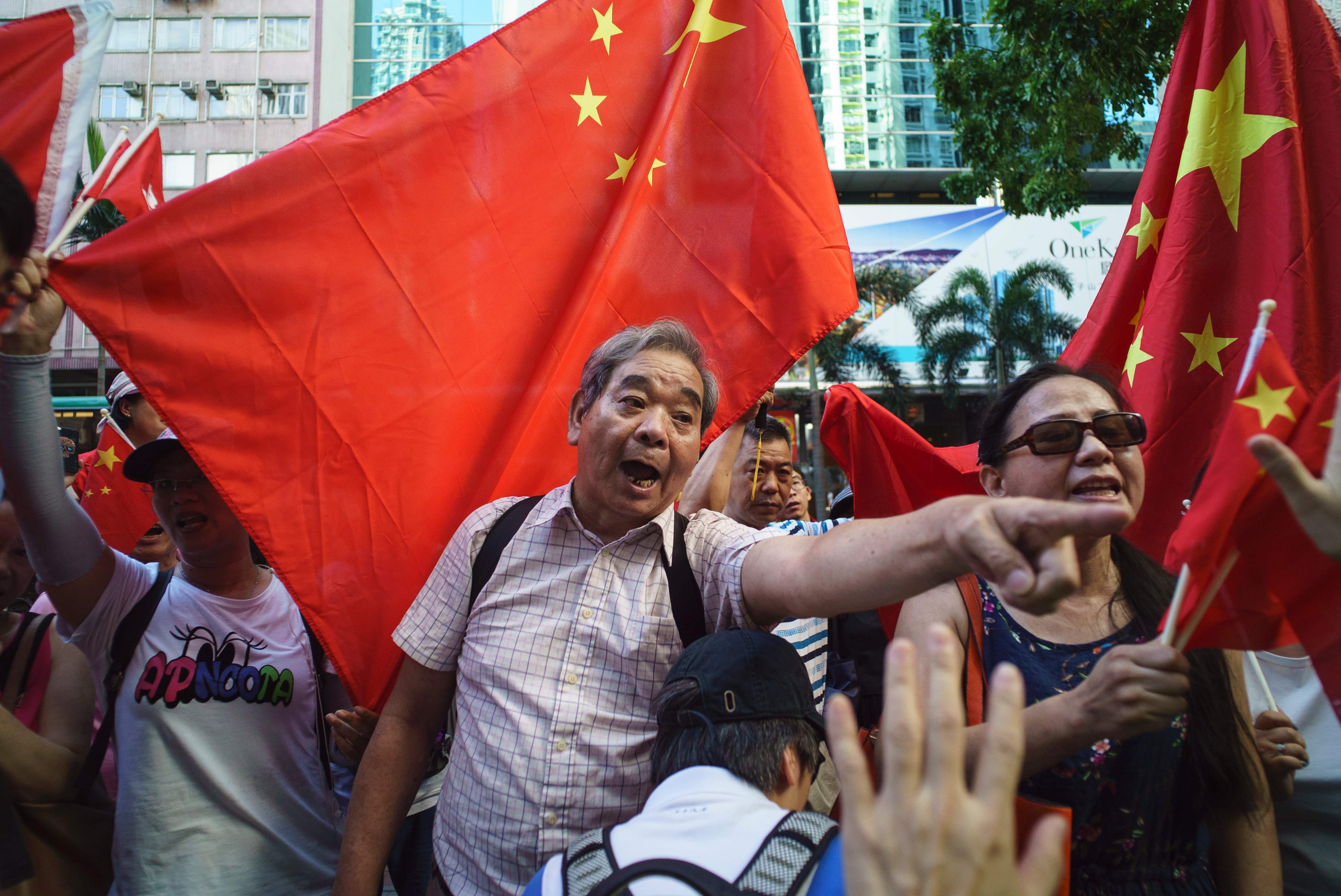 تظاهرات فى هونج كونج