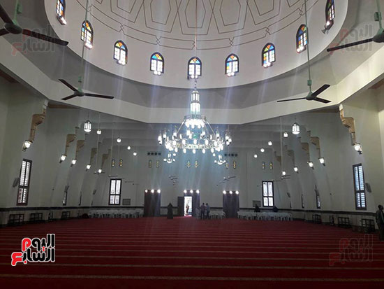 أسقف الملحق الجديد للمسجد العباسى ببورسعيد