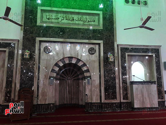 منبر الملحق الجديد للمسجد العباسى ببورسعيد