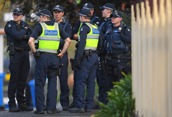 عناصر من الشرطة الاسترالية