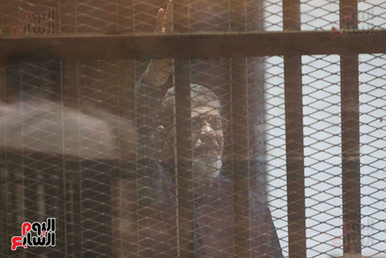 محاكمة محمد مرسى فى قضيه اقتحام السجون (6)
