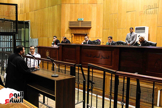 محاكمة محمد مرسى فى قضيه اقتحام السجون (20)