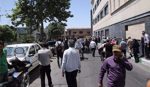 جانب من تفجيرات الأربعاء وسط طهران