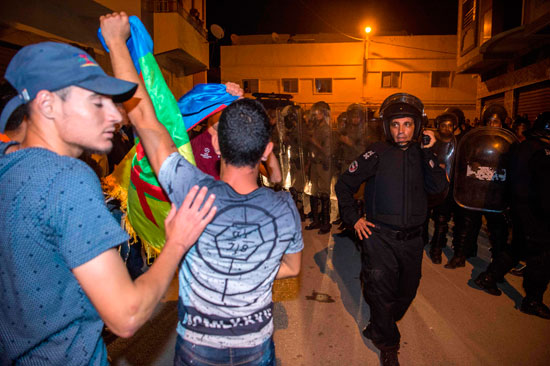 جانب من الاحتجاجات فى المغرب