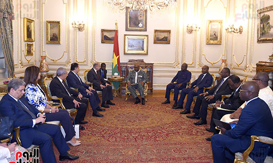 شريف اسماعيل ورئيس وزراء بوركينا فاسو (5)