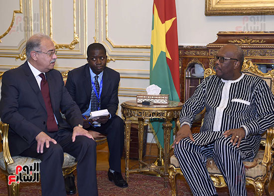شريف اسماعيل ورئيس وزراء بوركينا فاسو (2)