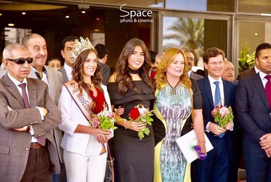 نادين ومنظمة ملكة جمال مصر وملك جمال العالم للسياحة والبيئة