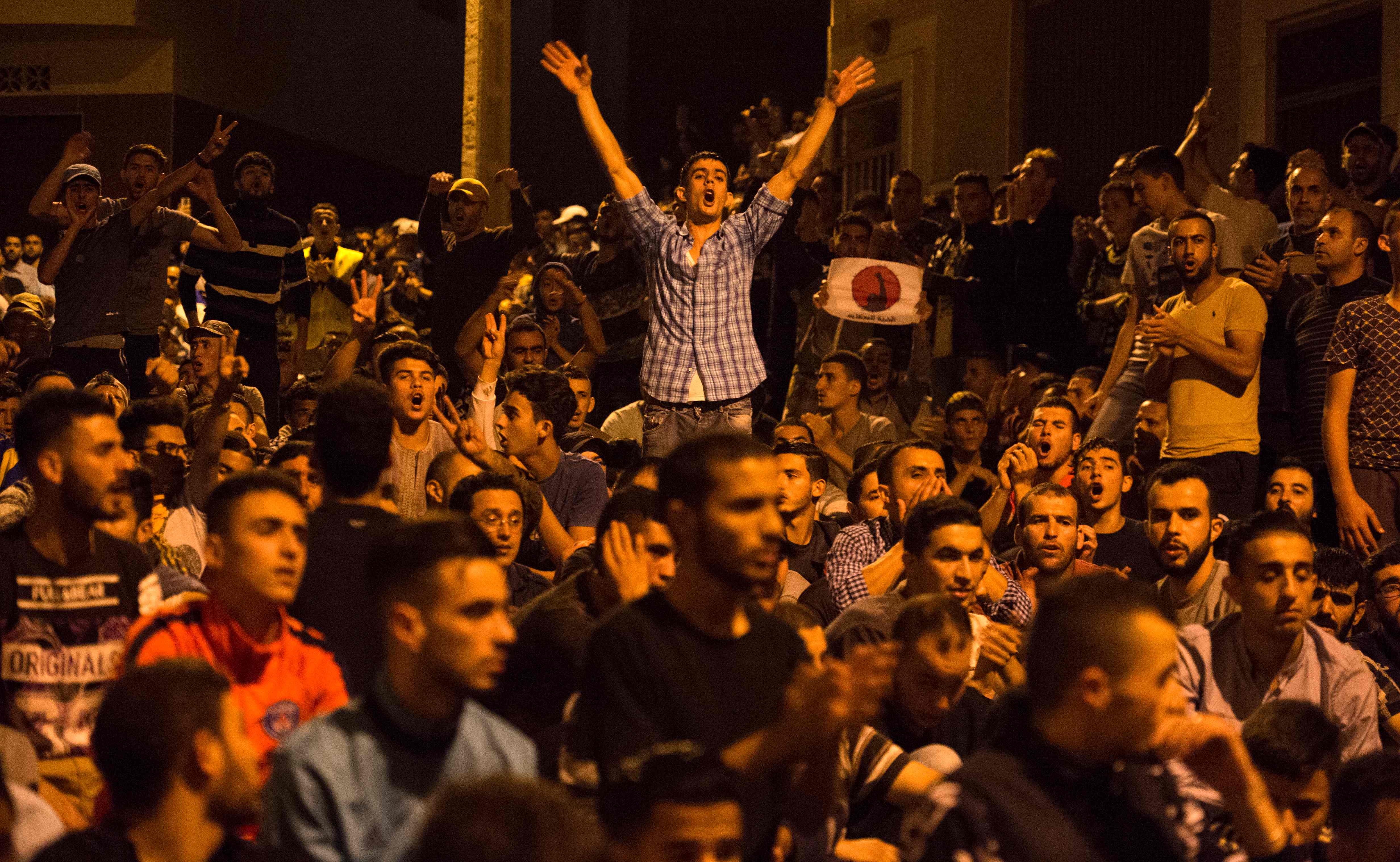 جانب من الاحتجاجات فى المغرب