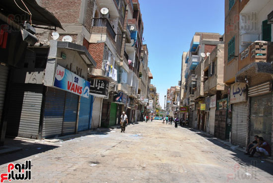 شارع سعد زغلول  بعد الإخلاء