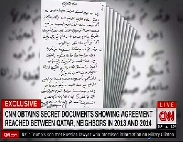 وثائق تدين قطر على ال CNN