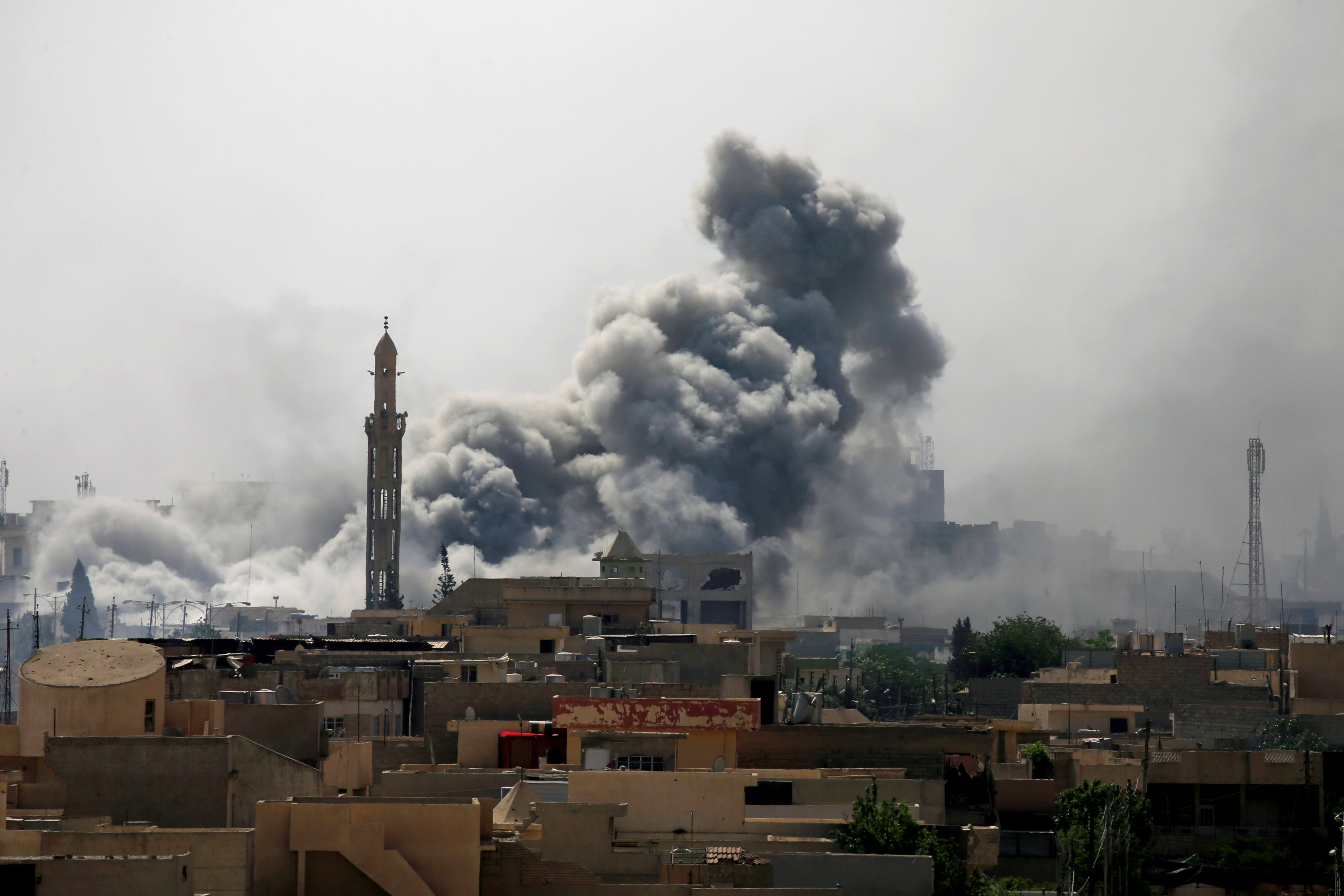 غارة جوية فى الموصل