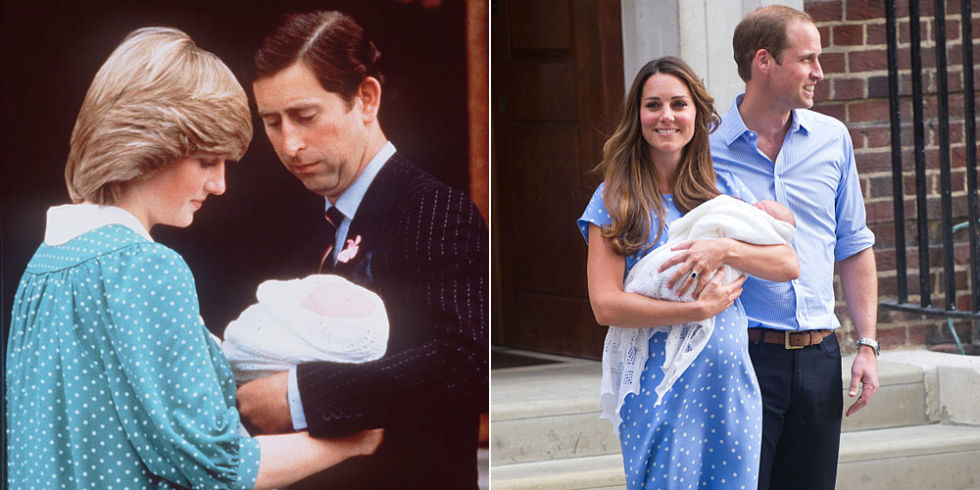كيت ميدلتون ترتدى نفس إطلالة الأميرة ديانا بعد الولادة