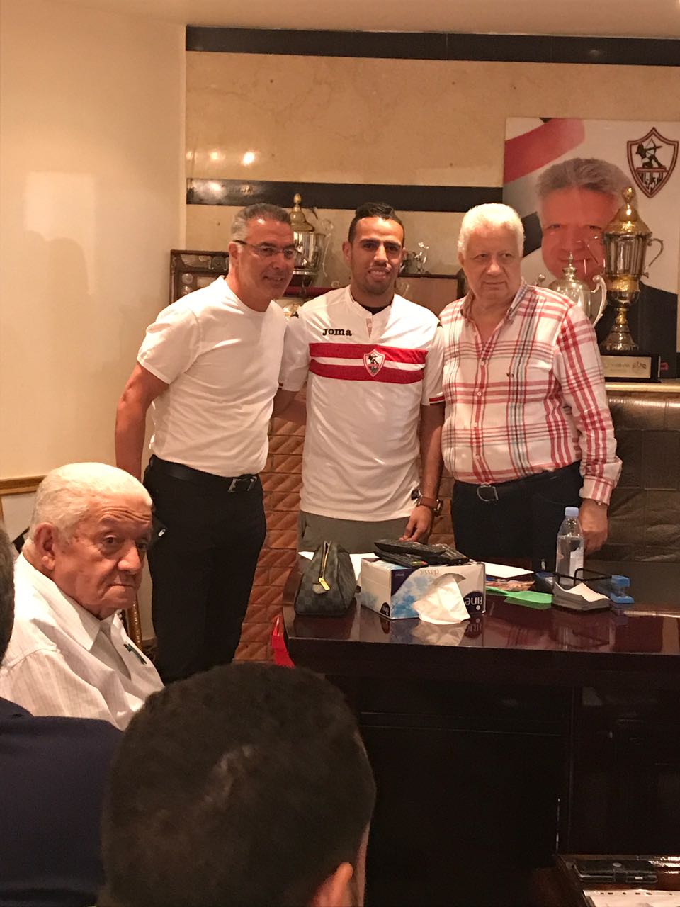 حازم إمام مع مرتضى منصور و إيناسيو