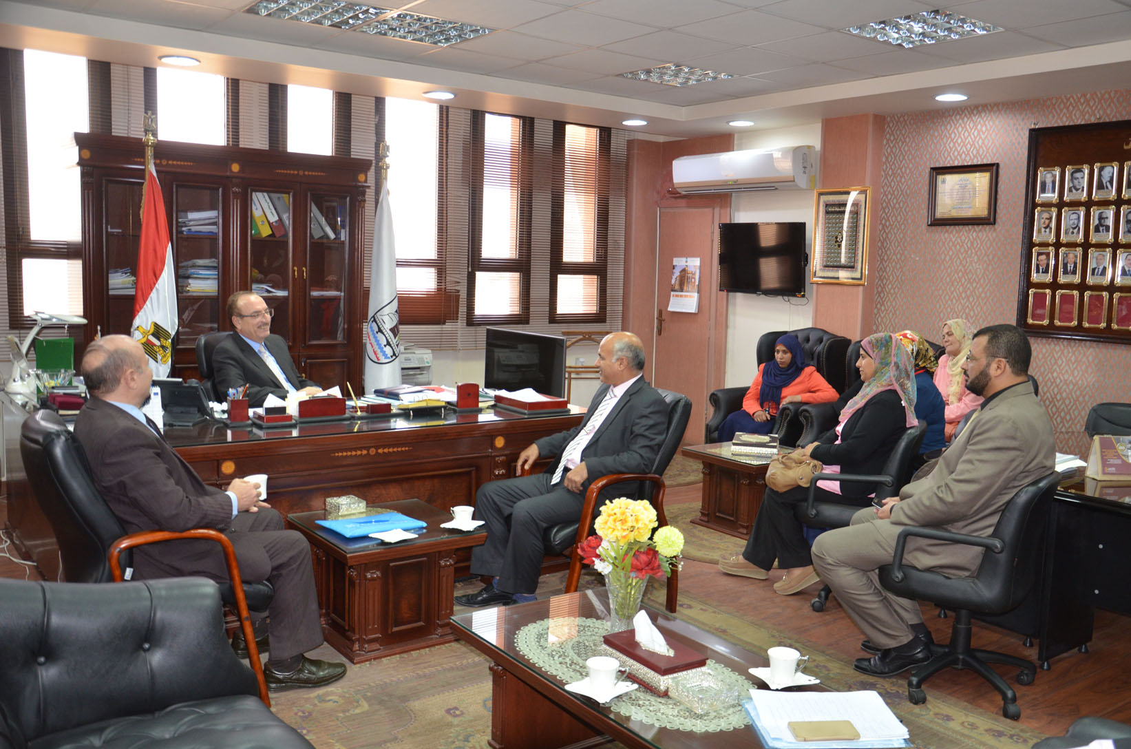 وزارة التنمية المحلية تكرم مديرية صحة بنى سويف (2)